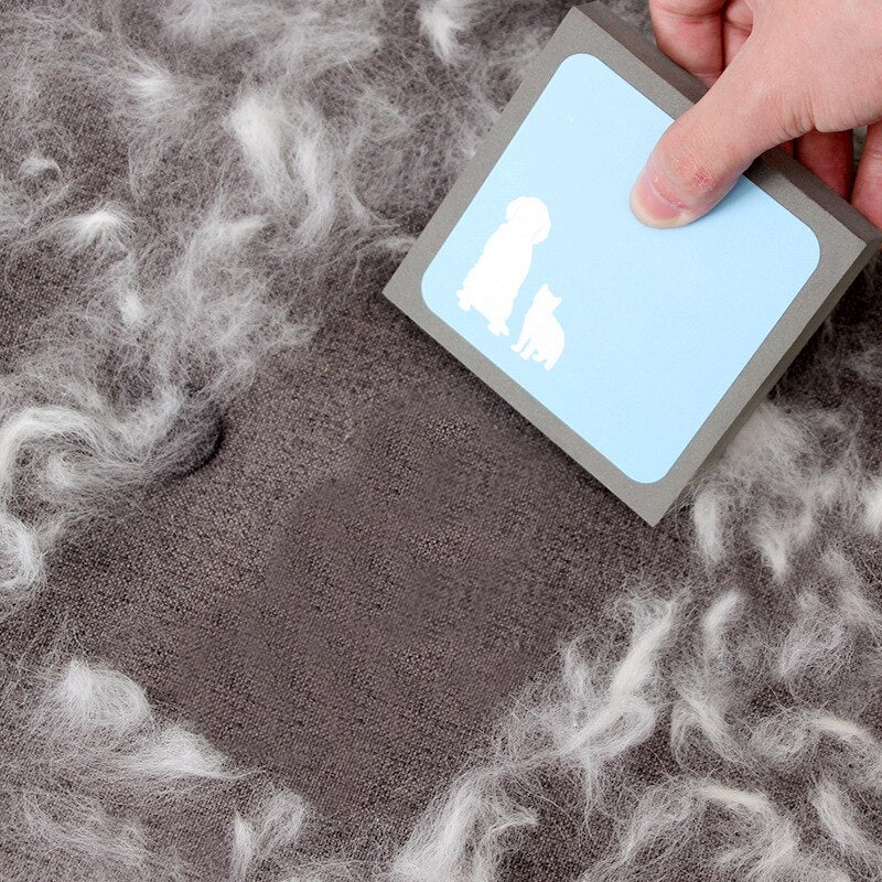 Pet Hair Remover Sponge – Static Foam Brush for Carpets, Sofas & Clothes