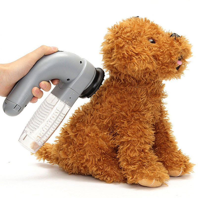 Electric Pet Grooming Vacuum – Cat & Dog Hair Remover Trimmer with Massage Head