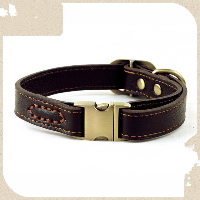 Leather Heavy Duty Dog Collar