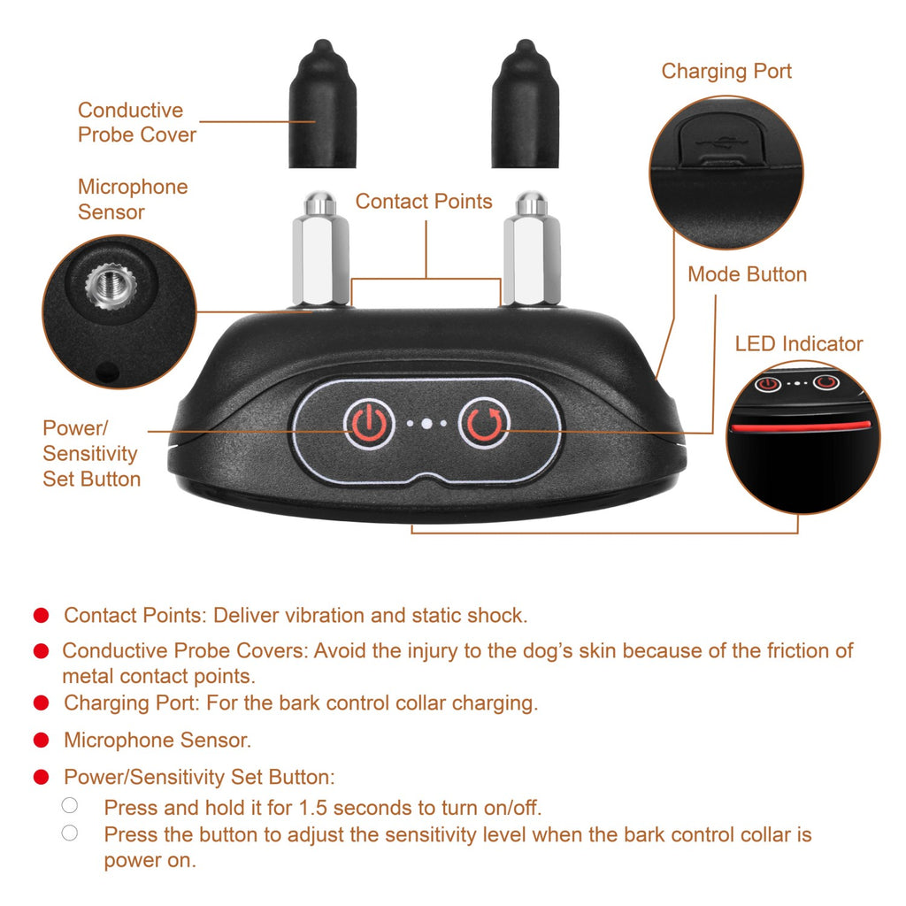 Safety Vibration Dog Training Collar – Waterproof & Durable