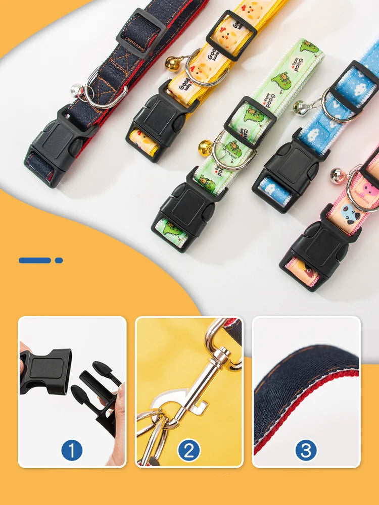 Cartoon Pet Harness & Leash Set