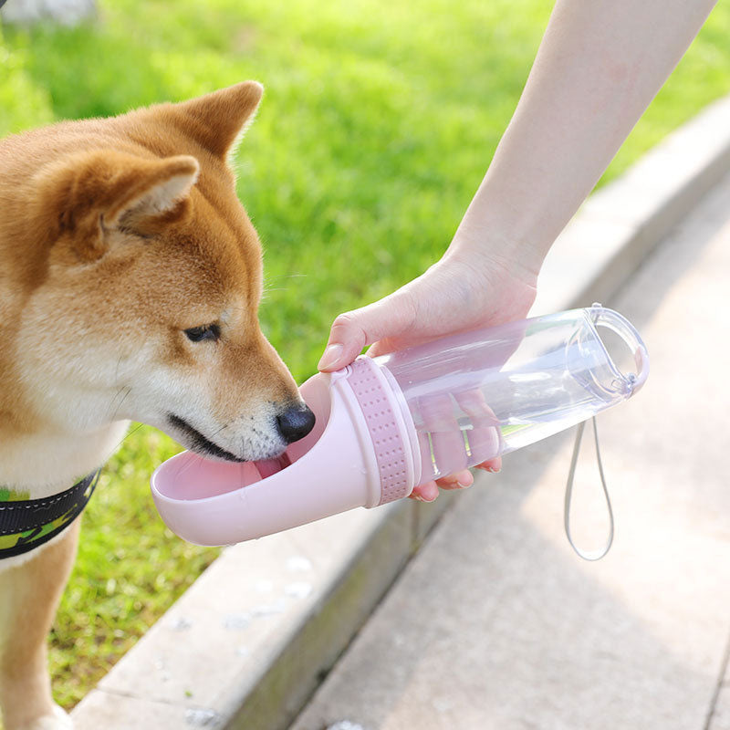 Portable Pet Water Bottle – 500ML Travel Hydration for Dogs & Cats