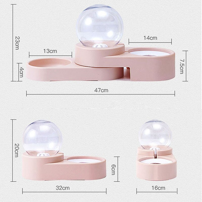 Automatic Pet Feeder & Water Fountain – Dog Bowls & Cat Drinking Station