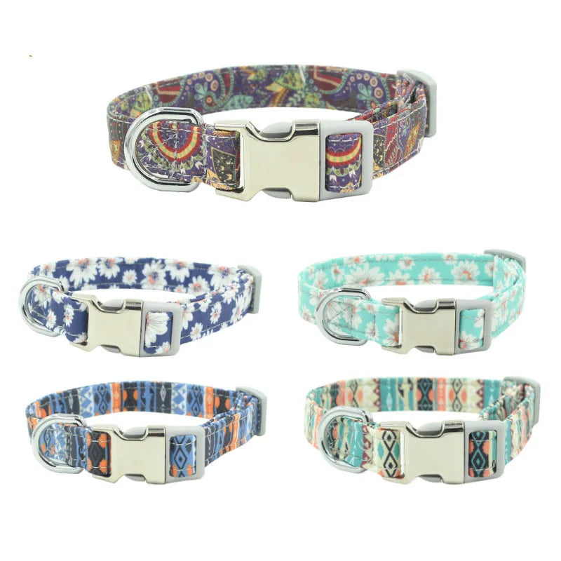 Adjustable Metal Buckle Dog Collar – Durable Training & Everyday Use