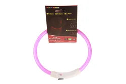 LED Dog Collar – Adjustable, Waterproof, USB Rechargeable for Night Safety