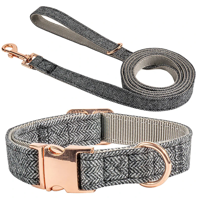 Bulk Rope Dog Leash & Collar Set – Durable Metal Clips & Fasteners