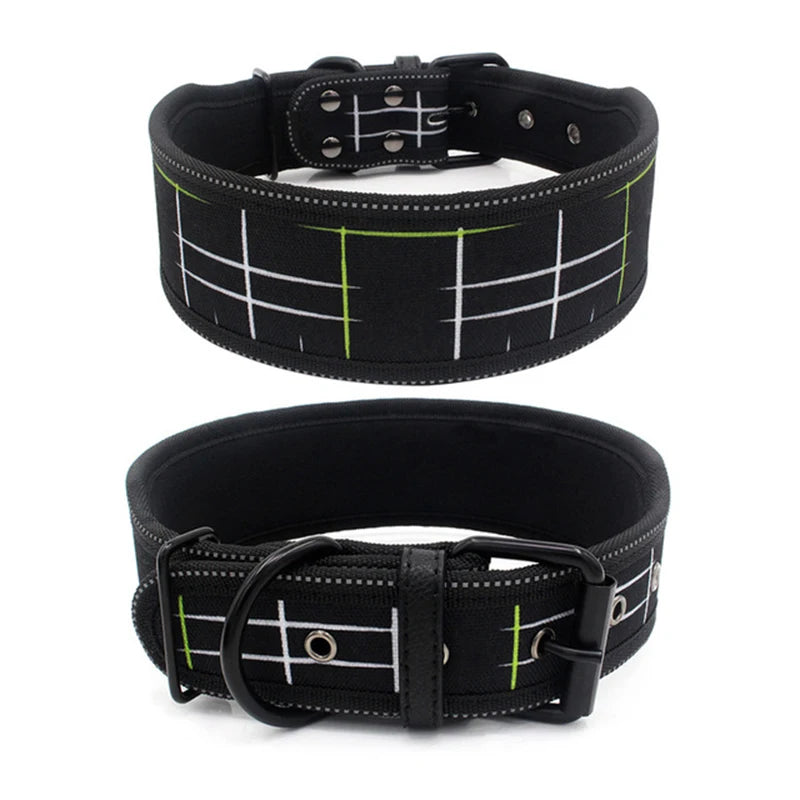 Reflective Printed Dog Collar – Comfortable & Safe for Day and Night