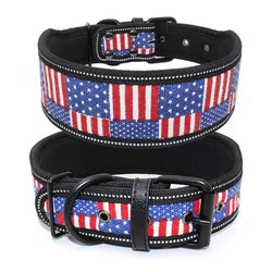 Reflective Printed Dog Collar – Comfortable & Safe for Day and Night