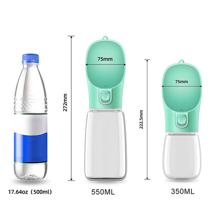 Portable Dog Water Bottle – Outdoor Travel Hydration for Puppies & Pets