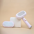 Pet Grooming Brush – Self-Cleaning Comb for Dogs & Cats