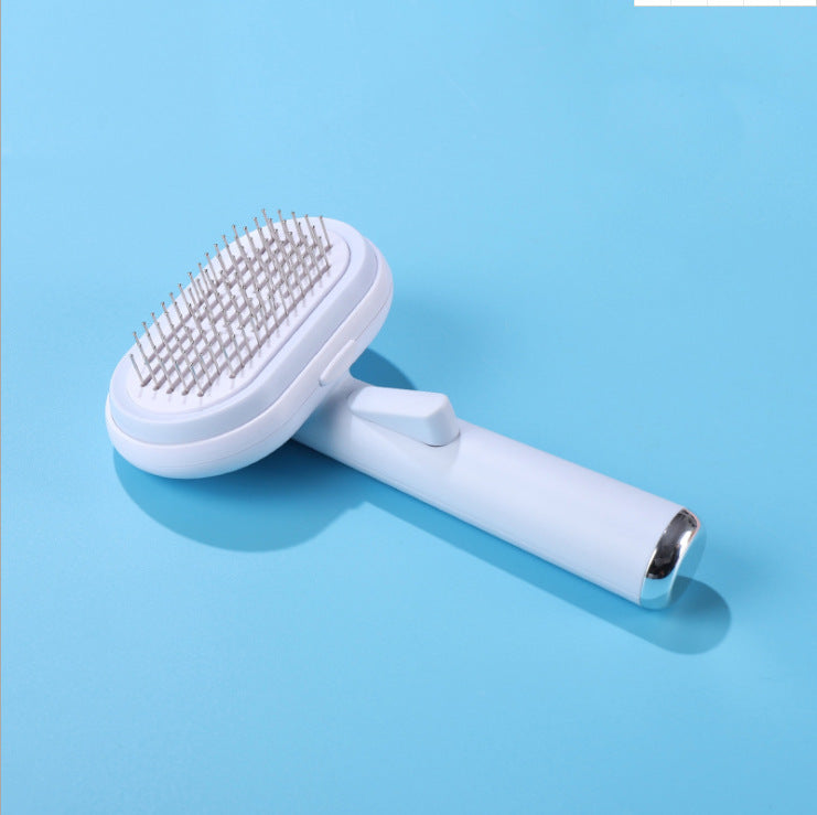 Pet Grooming Brush – Self-Cleaning Comb for Dogs & Cats