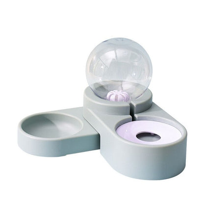 Automatic Pet Feeder & Water Fountain – Dog Bowls & Cat Drinking Station