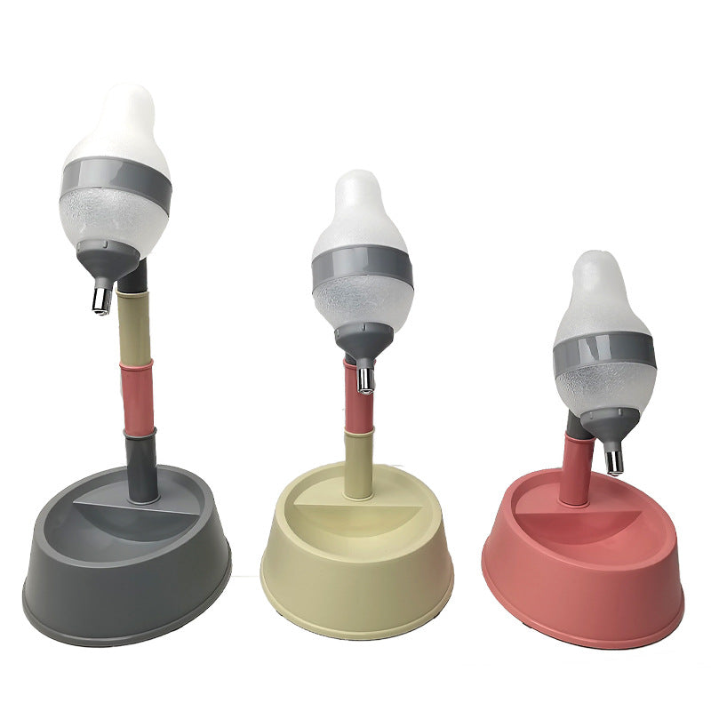 Adjustable Height Pet Watering Bowl – Vertical Dog & Cat Drinking Kettle