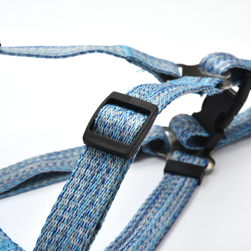 Adjustable Dog Chest Strap Harness with Leash – Comfortable Walking Lead