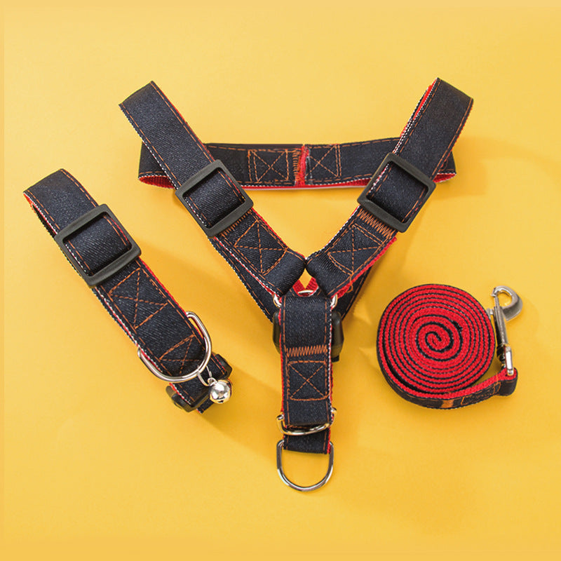 Cartoon Pet Harness & Leash Set