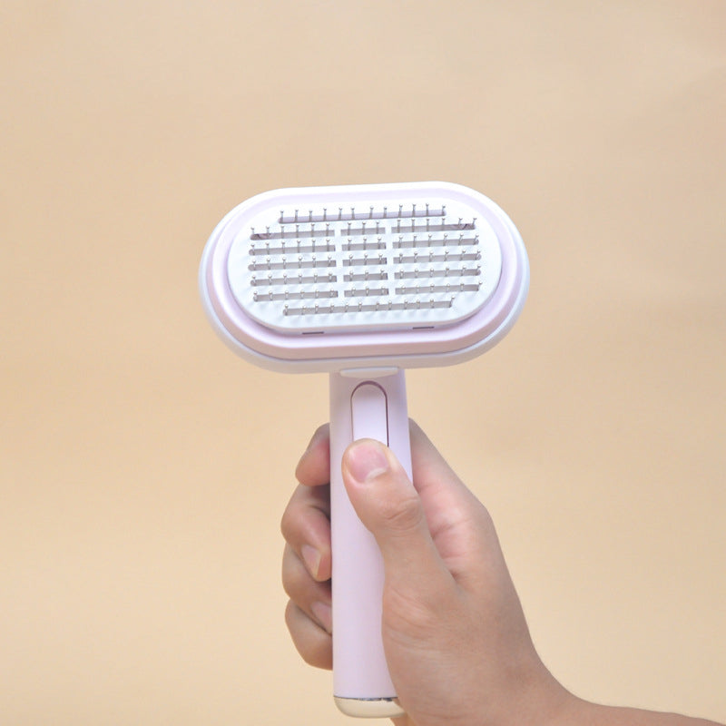 Pet Grooming Brush – Self-Cleaning Comb for Dogs & Cats