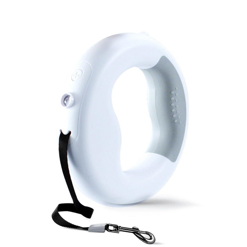 Night Light Dog Leash with Poop Bags