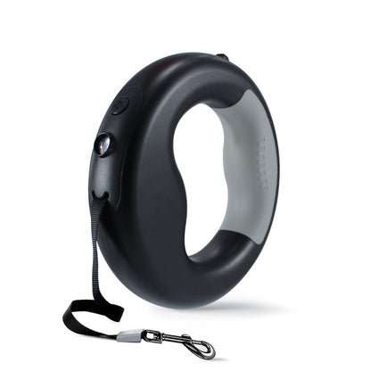 Night Light Dog Leash with Poop Bags