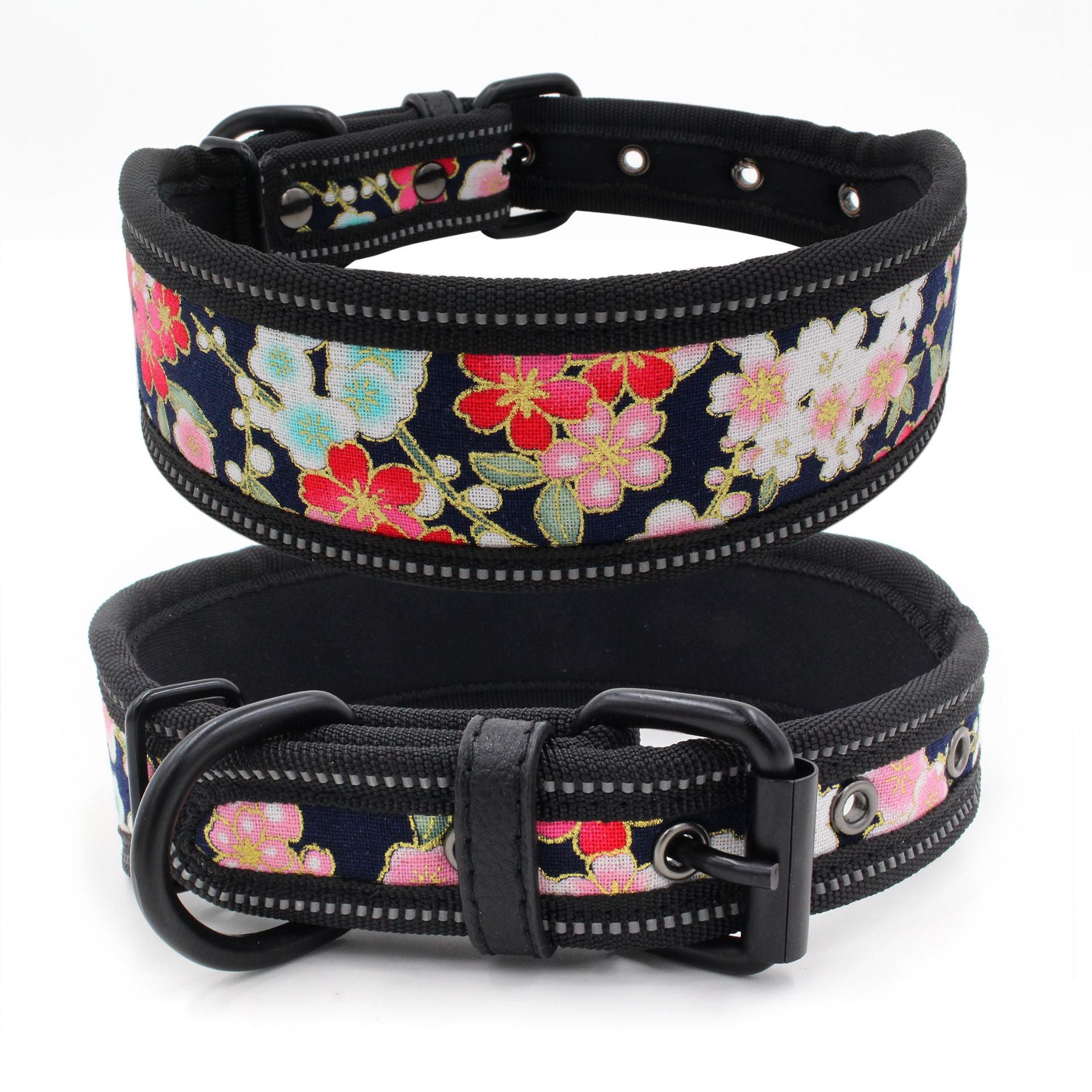 Reflective Printed Dog Collar – Comfortable & Safe for Day and Night