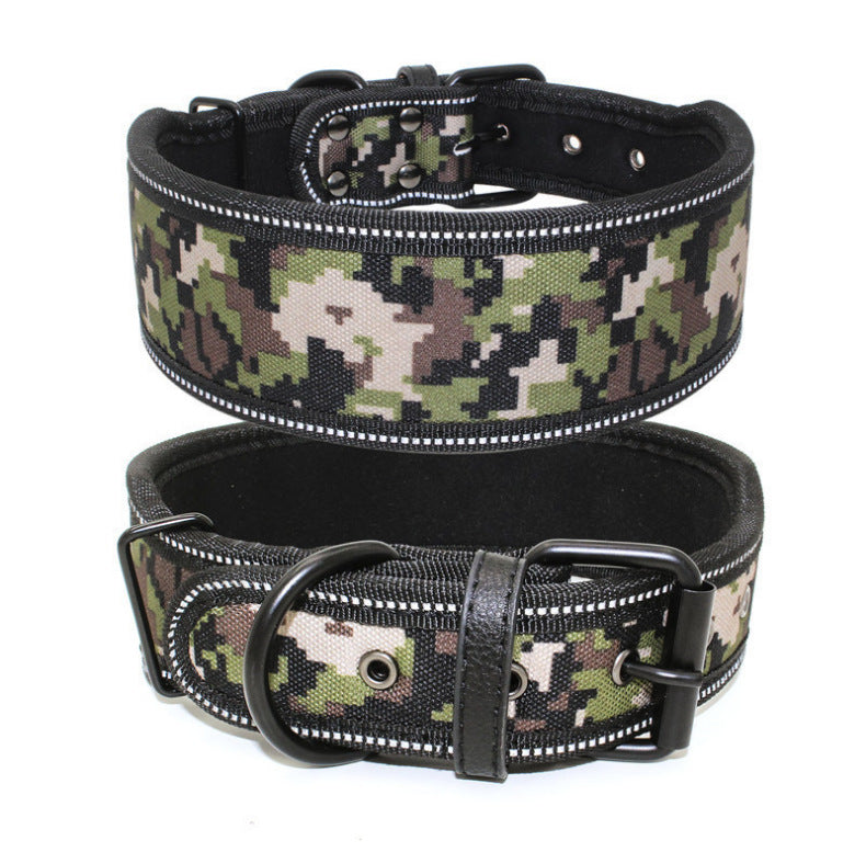 Reflective Printed Dog Collar – Comfortable & Safe for Day and Night